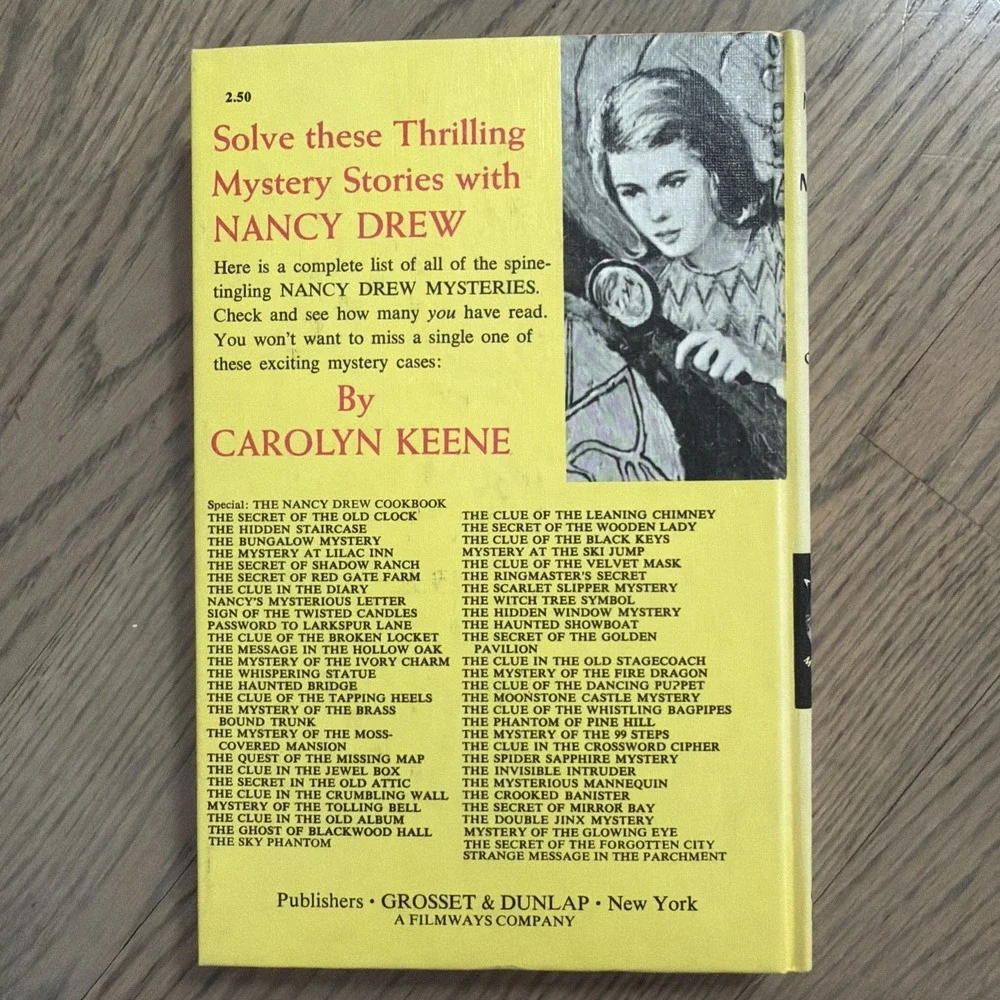 Nancy Drew - The Moonstone‎ Castle Mystery #40 Early Edition~Near Fine 1963